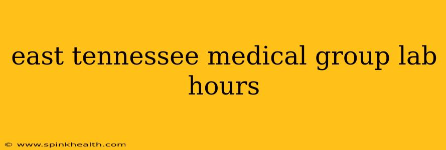 east tennessee medical group lab hours