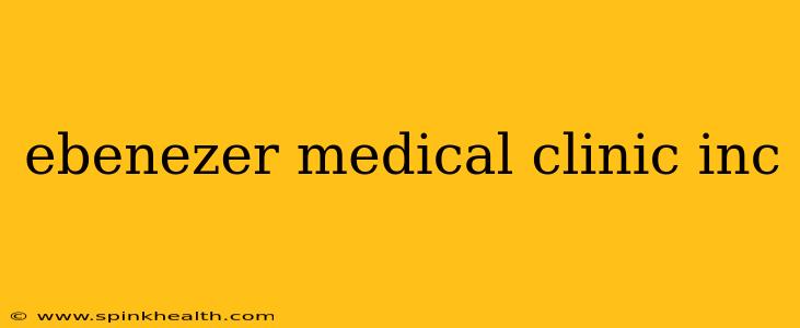 ebenezer medical clinic inc