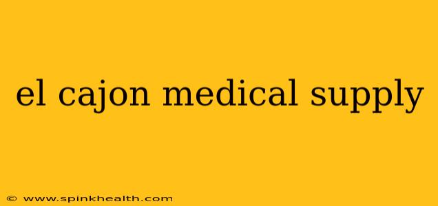 el cajon medical supply