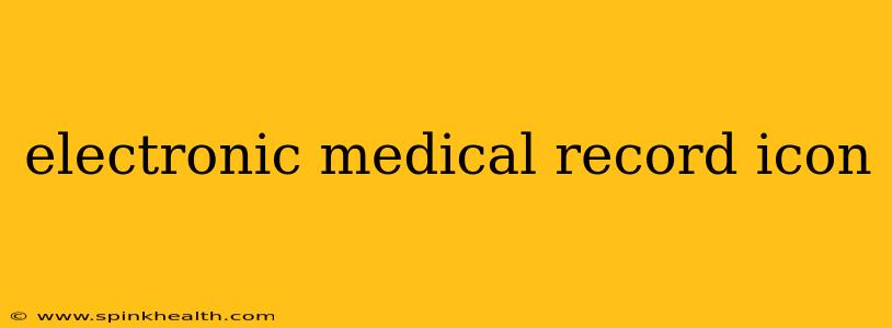 electronic medical record icon