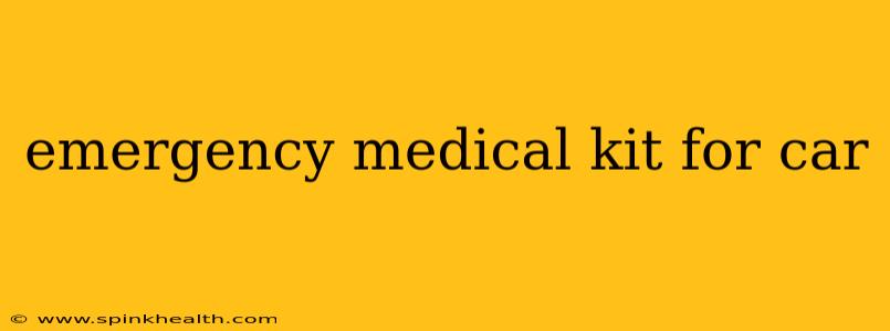 emergency medical kit for car