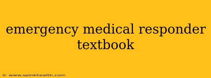 emergency medical responder textbook