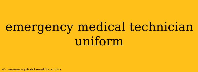 emergency medical technician uniform