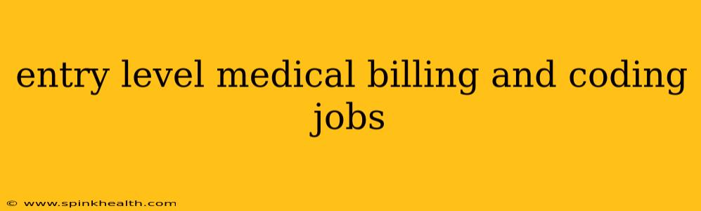 entry level medical billing and coding jobs