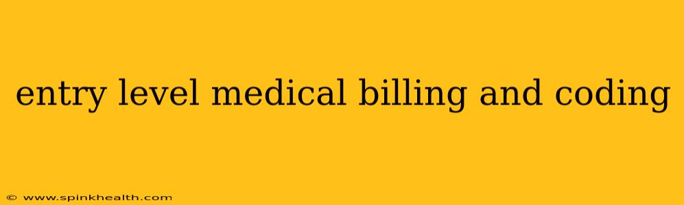 entry level medical billing and coding