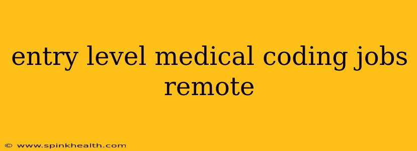 entry level medical coding jobs remote