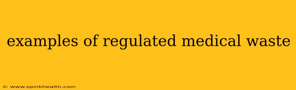 examples of regulated medical waste