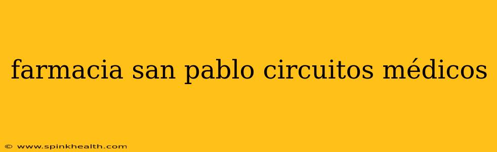 farmacia san pablo circuitos médicos