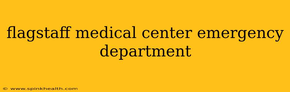 flagstaff medical center emergency department