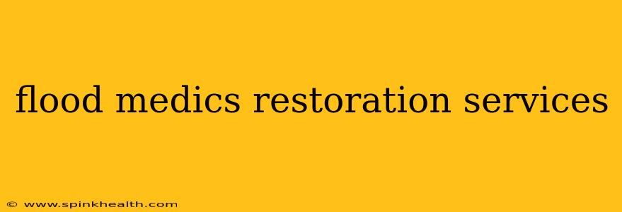 flood medics restoration services