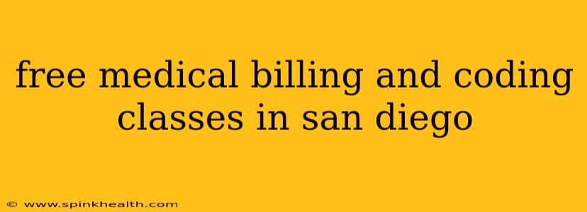 free medical billing and coding classes in san diego