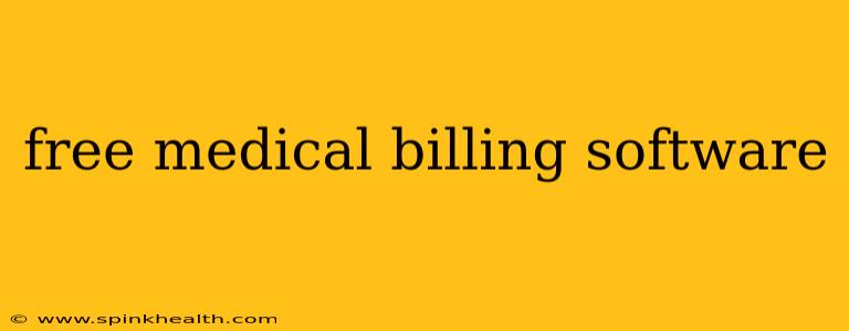 free medical billing software