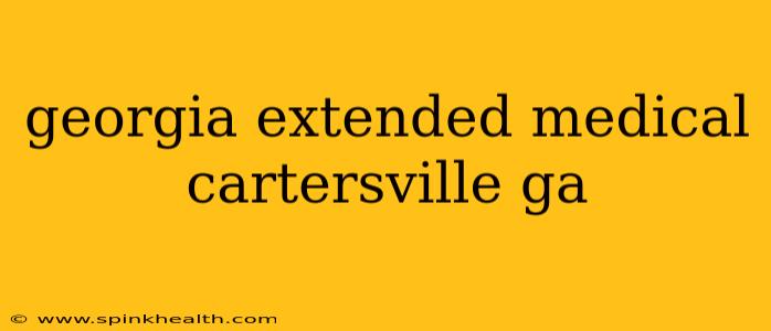 georgia extended medical cartersville ga