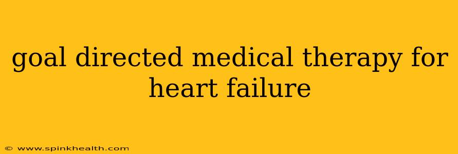 goal directed medical therapy for heart failure