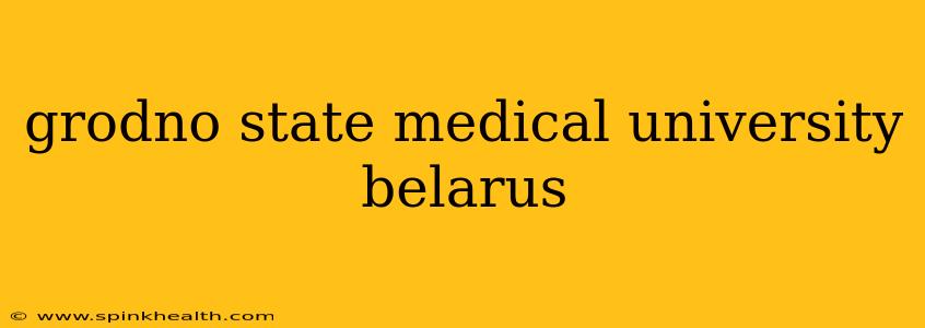 grodno state medical university belarus