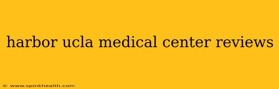 harbor ucla medical center reviews