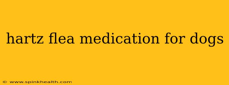hartz flea medication for dogs