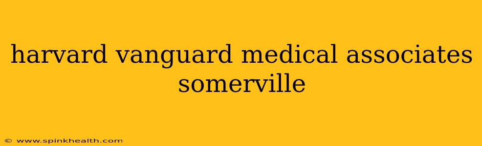 harvard vanguard medical associates somerville