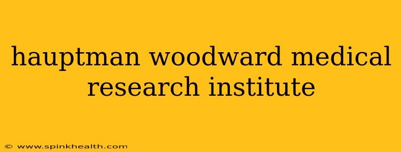 hauptman woodward medical research institute