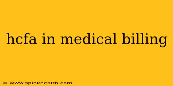 hcfa in medical billing