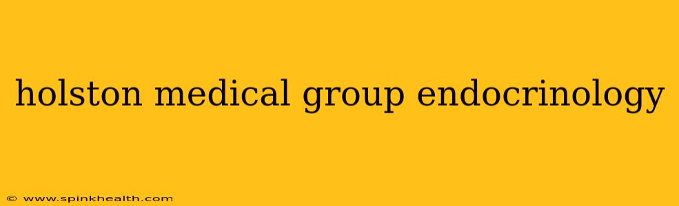 holston medical group endocrinology