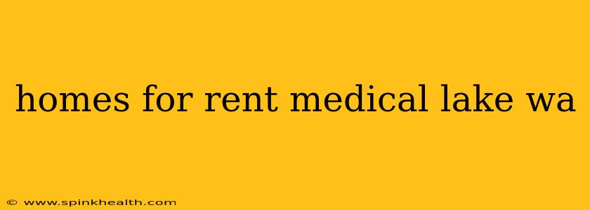 homes for rent medical lake wa