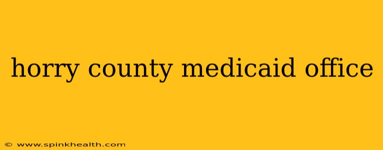 horry county medicaid office