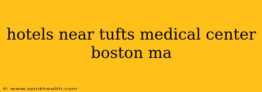 hotels near tufts medical center boston ma