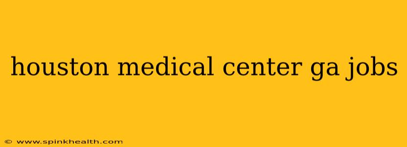 houston medical center ga jobs