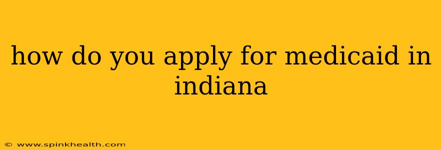 how do you apply for medicaid in indiana
