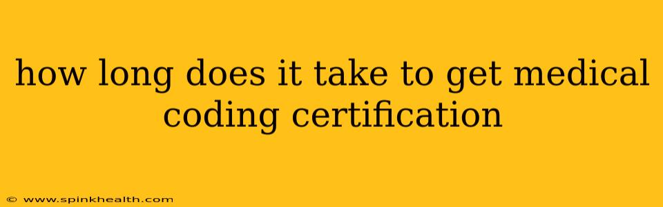 how long does it take to get medical coding certification