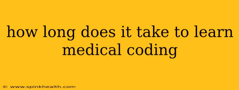 how long does it take to learn medical coding