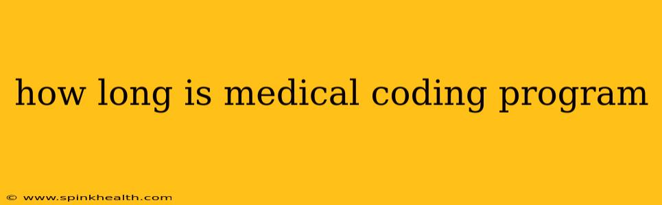 how long is medical coding program