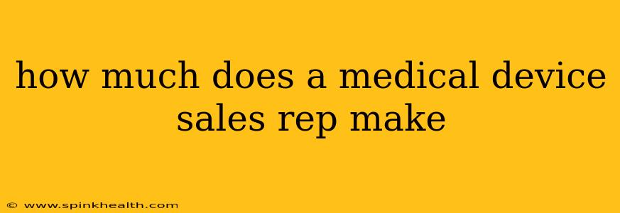 how much does a medical device sales rep make