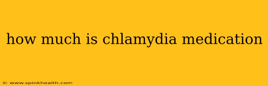 how much is chlamydia medication
