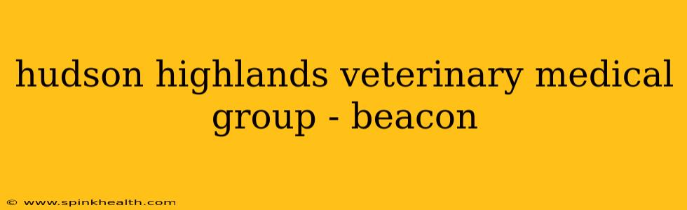 hudson highlands veterinary medical group - beacon