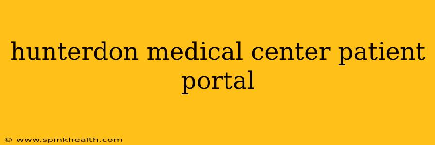 hunterdon medical center patient portal
