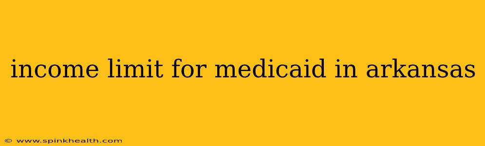 income limit for medicaid in arkansas