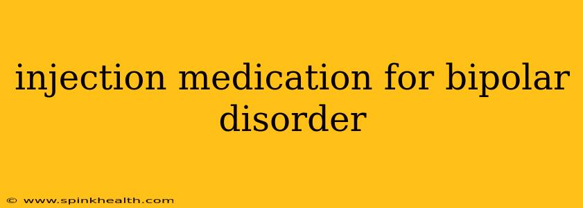 injection medication for bipolar disorder