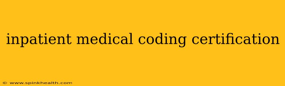 inpatient medical coding certification