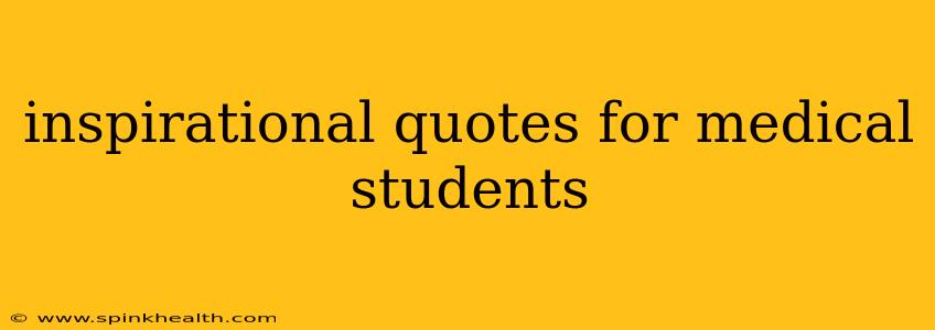 inspirational quotes for medical students