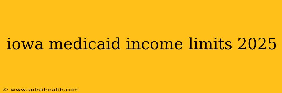iowa medicaid income limits 2025