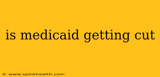 is medicaid getting cut