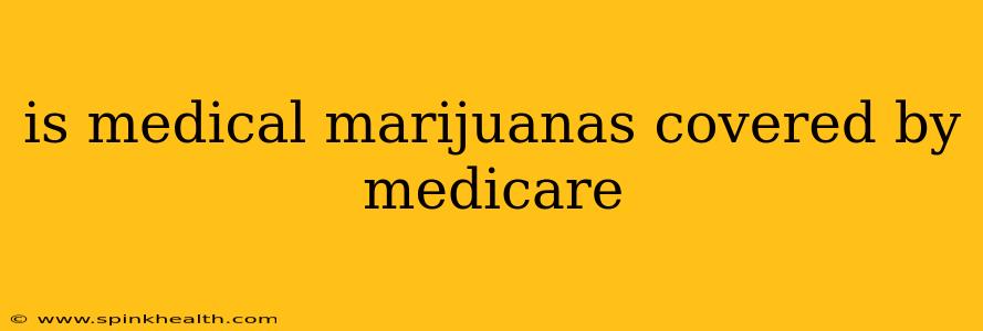 is medical marijuanas covered by medicare