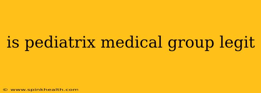 is pediatrix medical group legit