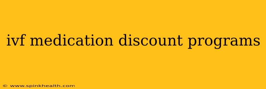 ivf medication discount programs