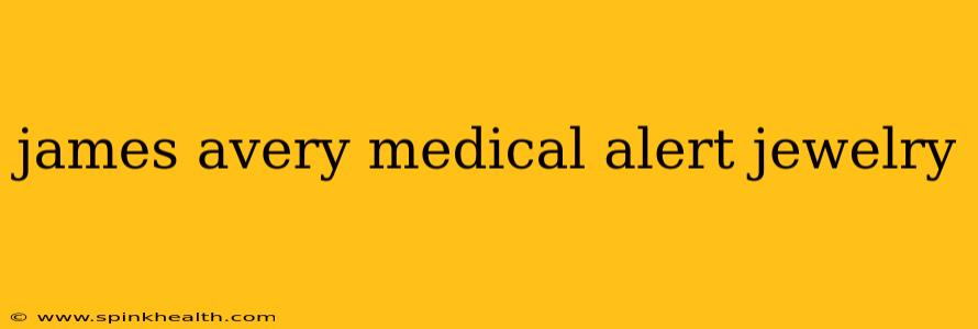 james avery medical alert jewelry
