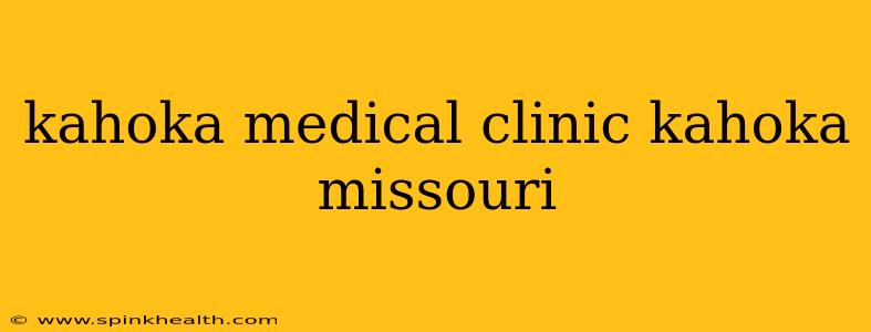 kahoka medical clinic kahoka missouri