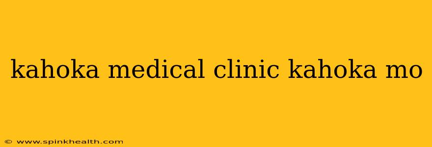kahoka medical clinic kahoka mo
