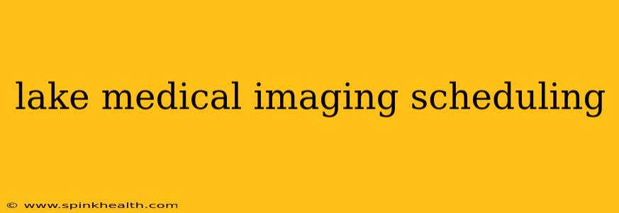 lake medical imaging scheduling